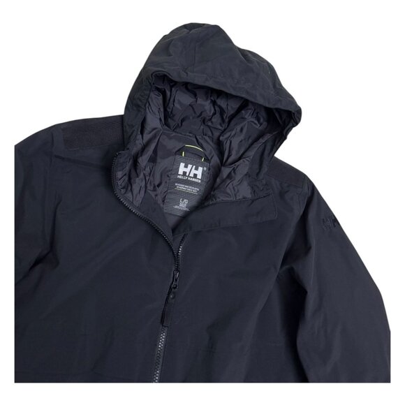 HELLY HANSEN Helly Tech Waterproof Black Insulated Ski Jacket Coat Womens Large - Picture 2 of 7